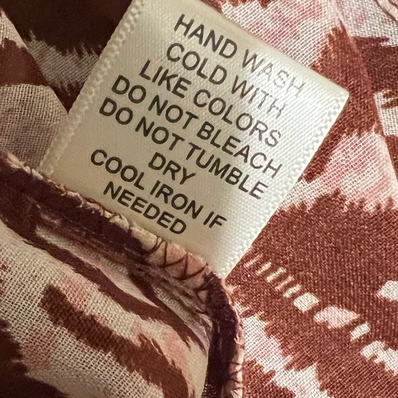 True Destination Challis Printed Long Beach Cover Up - Picture 11 of 14